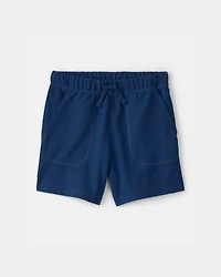 Boys French Terry Shorts - Navy Blue