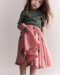 Toddler Girl Avenue Twirl™ Midi Floral Print - Light Pink