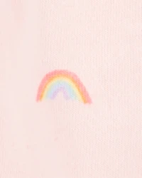 Baby Girl 2-Piece Rainbow Dress & Romper Set