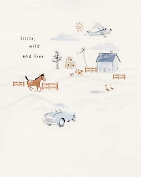 Baby 3-Piece Dog Print Little Cardigan Set