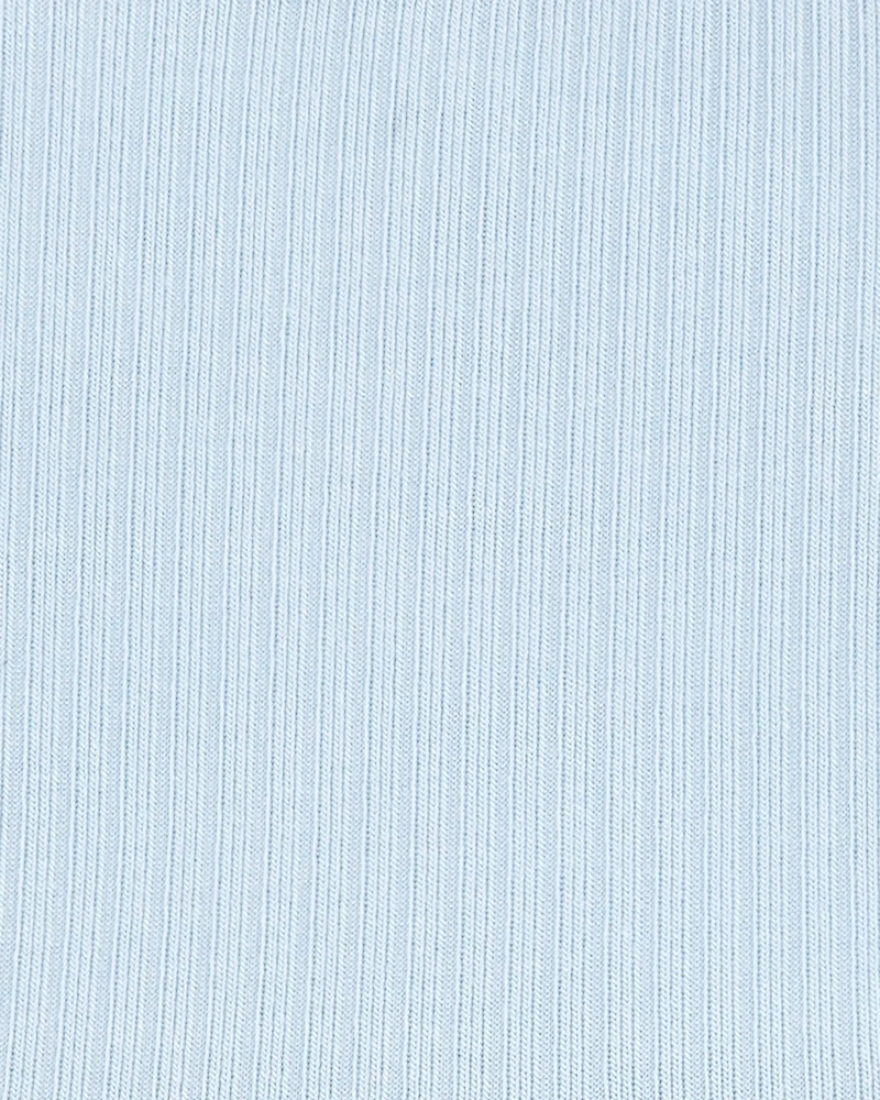 Baby Girl Solid PurelySoft Bodysuit Dress -Blue