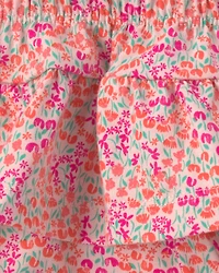 Baby Girl 2-Piece Floral Sleeveless Top & Short Set - Pink