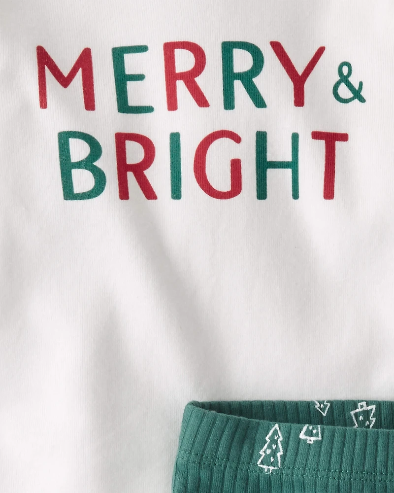 Baby Organic Cotton 2-Piece Merry and Bright Set
