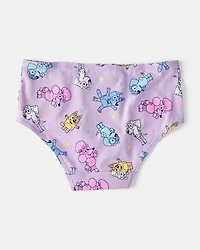 Toddler Girl 7-Pack Bluey Brief Stretch Cotton Underwear