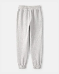 Boys French Terry Joggers - Heather Grey