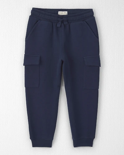 Toddler Boy Organic Cotton French Terry Cargo Pants