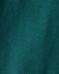 Baby Boy 3-Piece Fleece Vest Outfit Set - Green