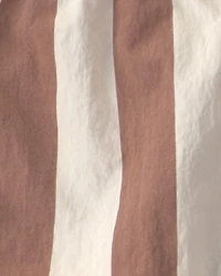 Baby Boy Recycled Swim Trunks Brown Stripes