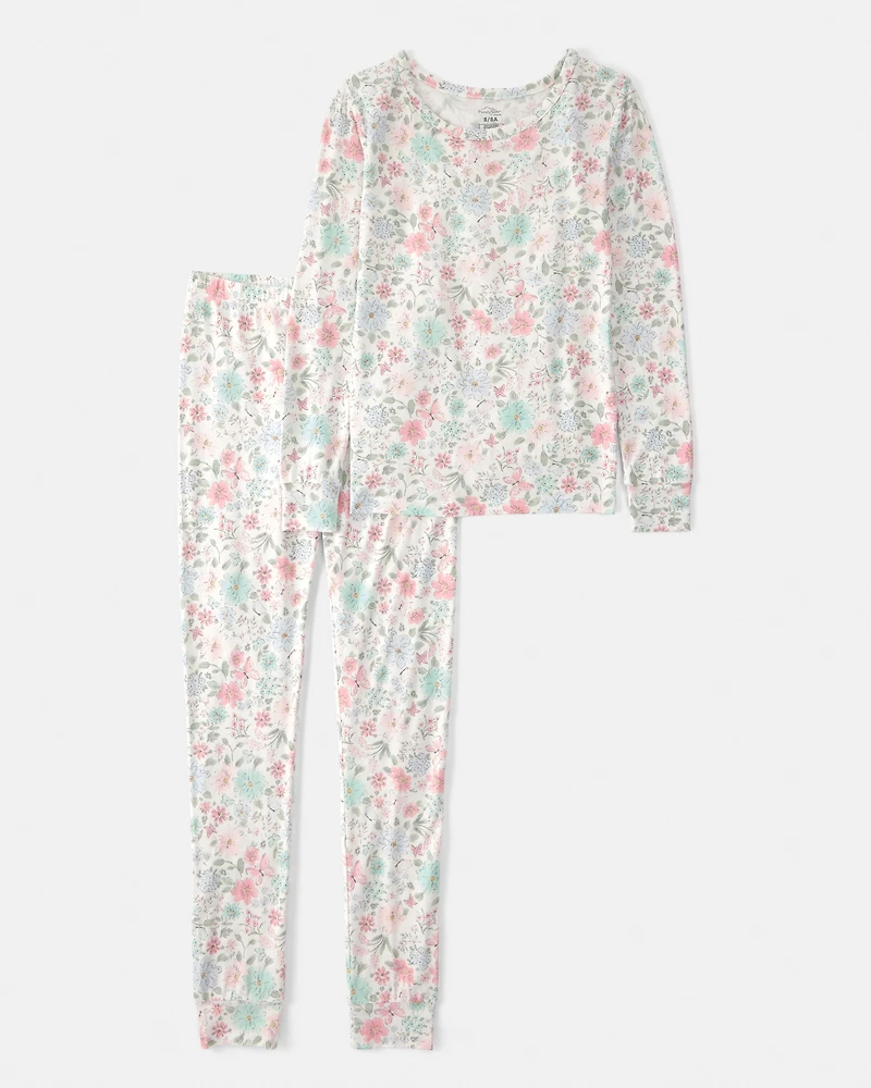 Girls Butterfly Garden PurelySoft 2-Piece Pyjama Set