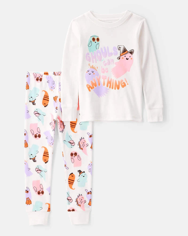 Toddler 2-Piece Ghouls Can Be Anything Halloween 100% Snug Fit Cotton Pyjamas