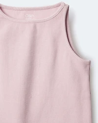Toddler Girl Ribbed Tank Top - Pink