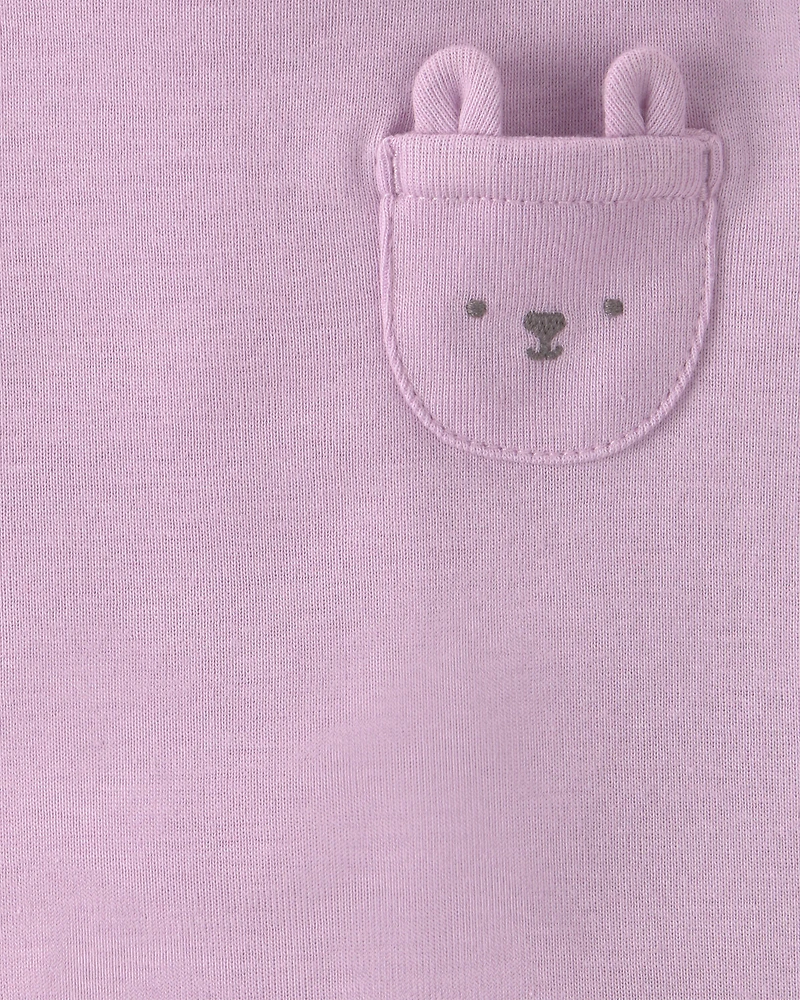 Baby Girl 5-Pack Bunny Multipack Bodysuits