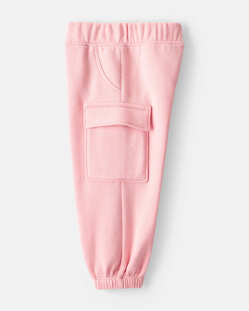 Baby Girl 2-Piece Ballet Long-Sleeve Hoodie & Pant Set - Pink