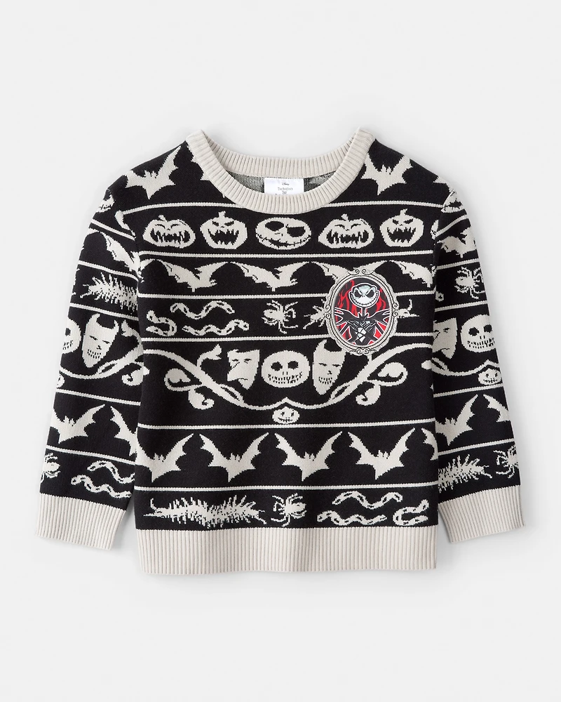 Boys The Nightmare Before Christmas Long-Sleeve Sweater - Black