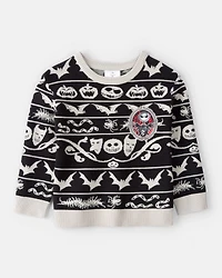 Boys The Nightmare Before Christmas Long-Sleeve Sweater - Black