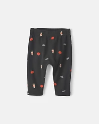 Baby 2-Piece Cowboy Halloween Long-Sleeve Top & Pant Set - Black