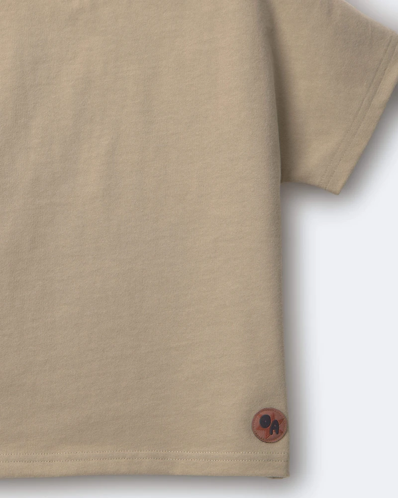 Toddler Dolman Tee - Tan