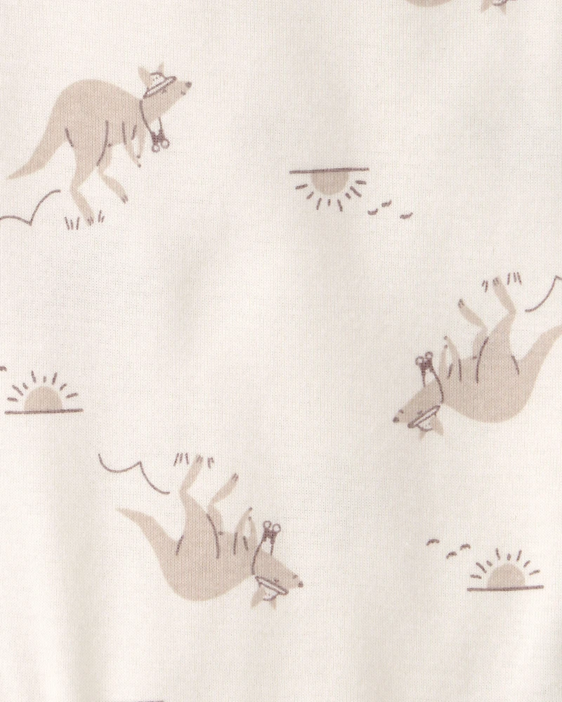 Baby Boy 3-Piece Into The Wild Short-Sleeve Top & Short Set - White/Brown