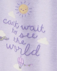 Baby Girl 3-Piece Ice Cream Print Little Cardigan Set