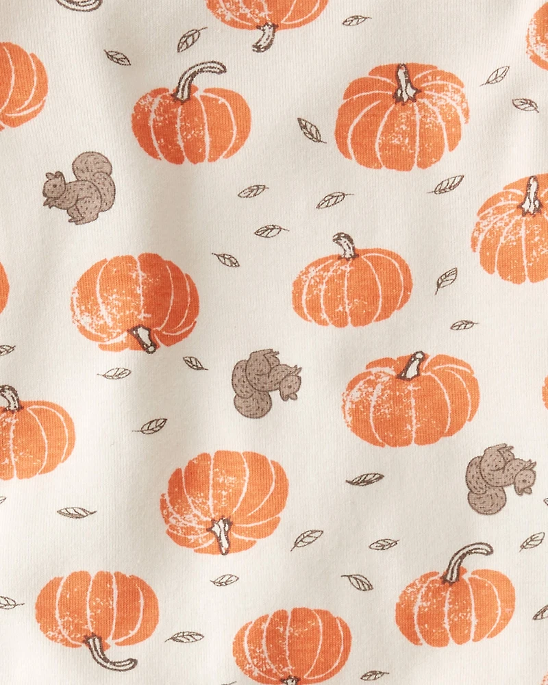 Baby 2-Piece Organic Cotton Pyjamas Harvest Pumpkins