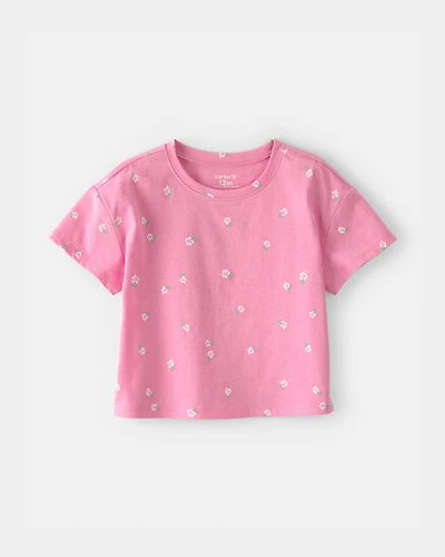 Baby Girl Floral Top - Pink