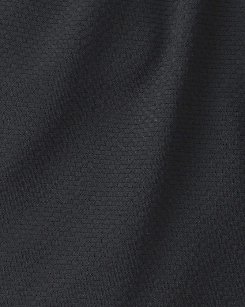 Boys Mesh Active Shorts - Black