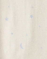 Baby Boy 4-Pack Dragon Star Print Cotton Long-Sleeve Multipack Bodysuits - Blue/White/Green