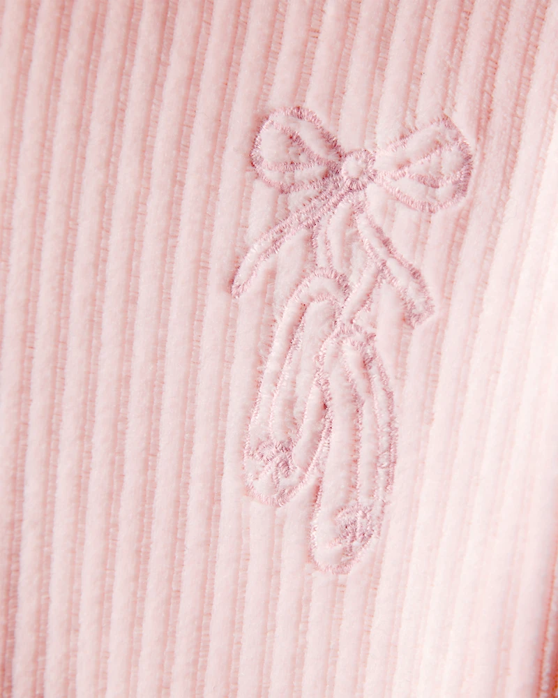 Baby 2-Piece Ballerina Hoodie & Pant Set - Pink