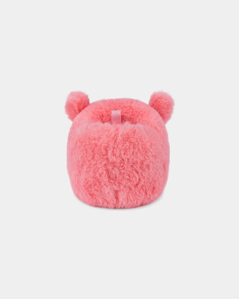 Girls Cozy Monster Slippers - Pink