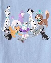 Toddler Girl Disney© Dogs Graphic Tee - Blue