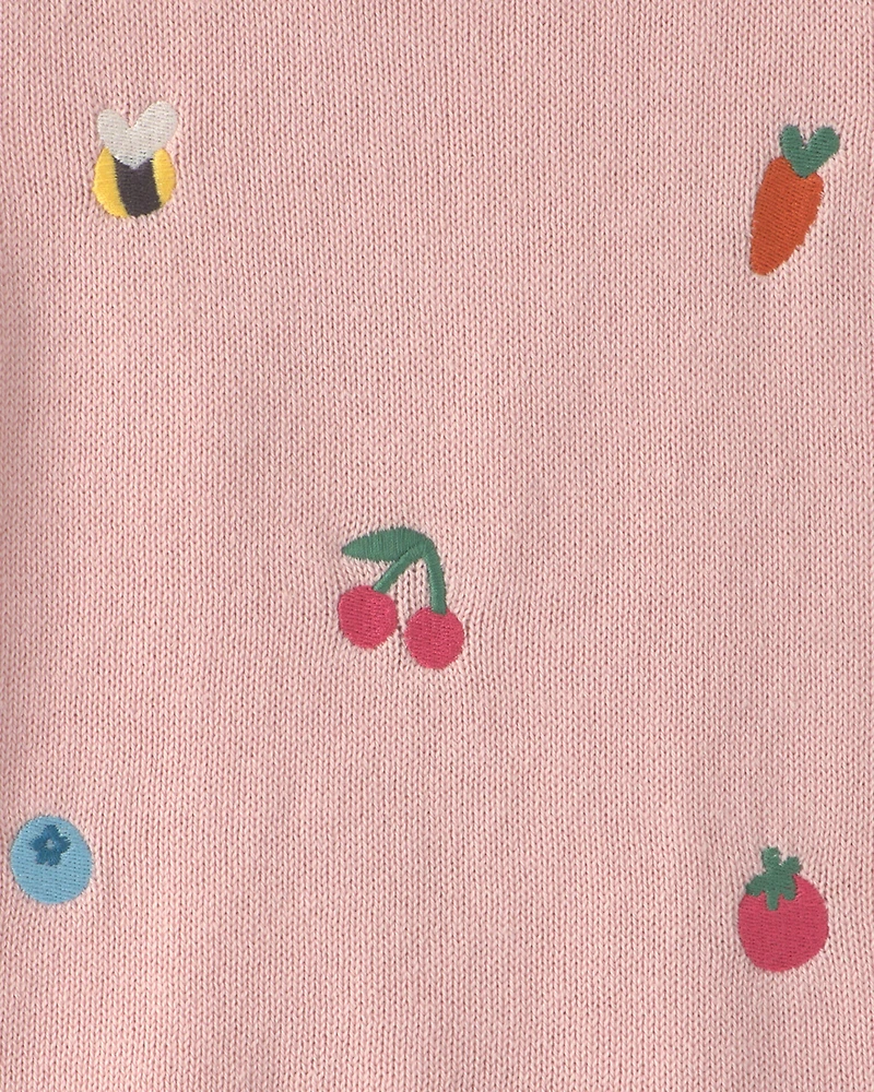 Toddler Girl Summer Icon Tank Top - Pink