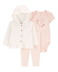 Baby 3-Piece Little Cardigan Set