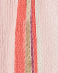 Toddler Striped Geo Print Dress