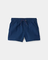 Toddler Boy Twill Shorts - Blue