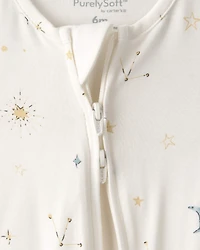 Baby Constellation 2-Way Zip PurelySoft Sleeper - Cream