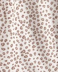 Baby Girl Cheetah Animal Sleeveless Romper - Brown/Beige