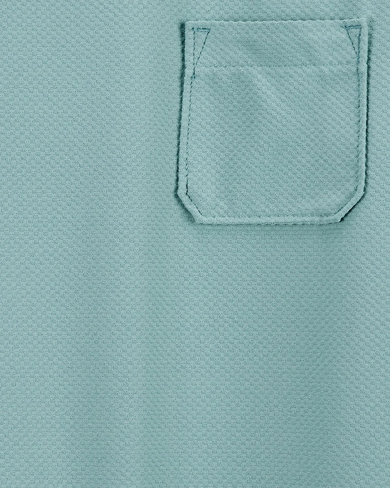 Kid Striped Short-Sleeve Tee - Green