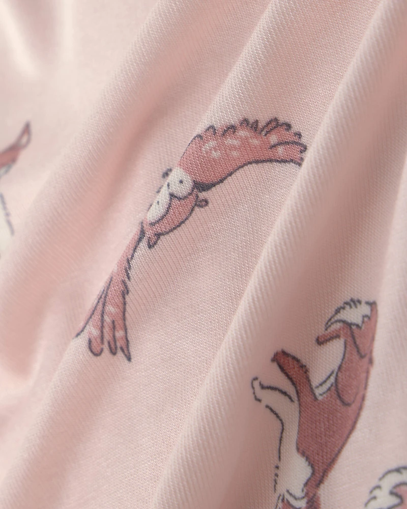 Baby Girl Woodland PurelySoft™ 2-Way Zip Sleeper - Pink