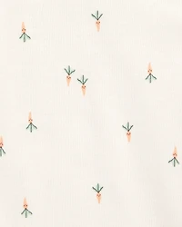 Baby 5-Pack Vegetables Sleeveless Bodysuits - Ivory