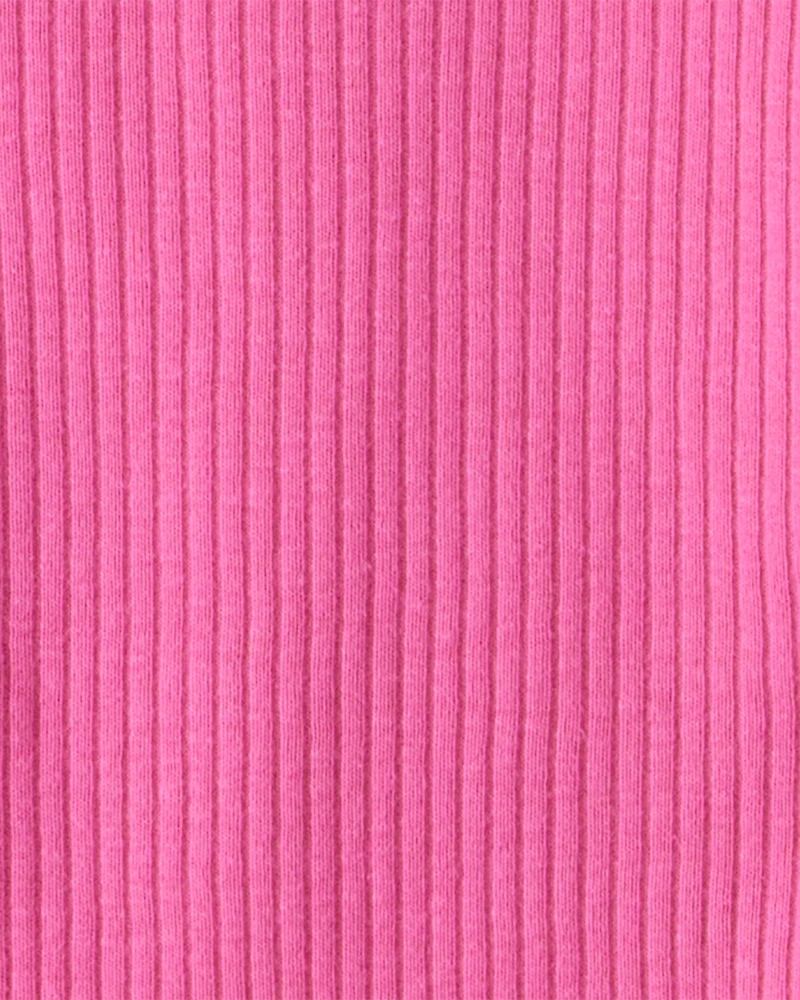 Baby Girl 4-Pack Bow Print Long-Sleeve Multipack Bodysuits - Blue/Pink/White