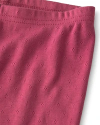 Toddler Girl 2-Piece Organic Cotton Pointelle Pajamas