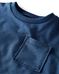 Toddler Boy 3-Pack Organic Cotton Long-Sleeve Stretch Jersey Tees