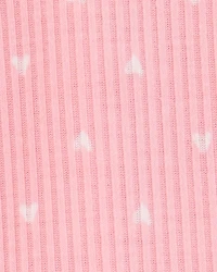 Girls Heart Loose Fit 2-Piece Pyjamas - Pink