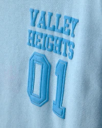 Boys Varsity French Terry Graphic Tee - Blue