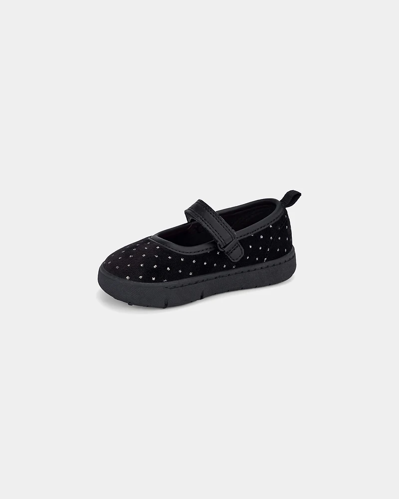 Baby Girl Every Step® First Walker Mary Jane Flats - Black