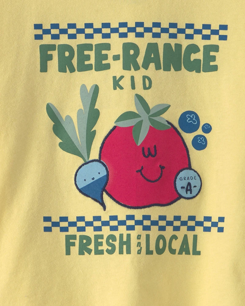 Baby Farmers Market Graphic Tee - Yellow