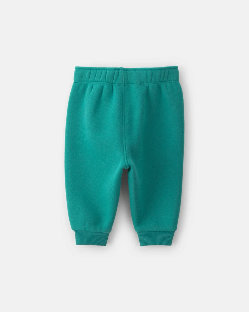Baby Boy Fleece Pants - Green