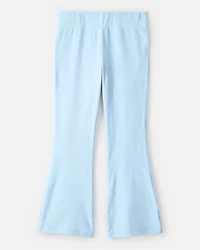 Girls Microfleece Flare Pants - Blue