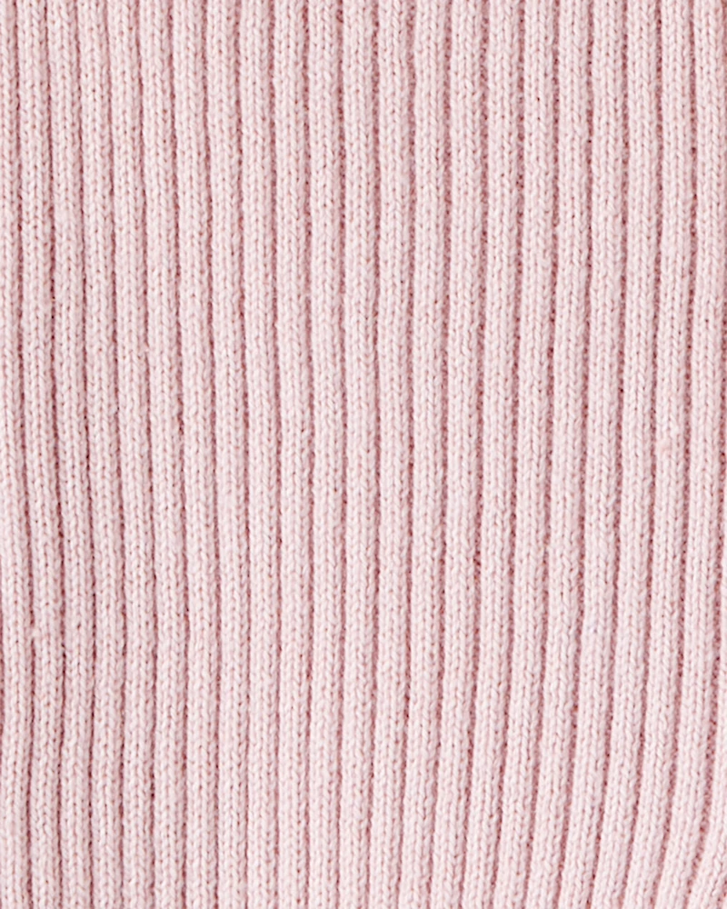 Baby Girl 2-Piece Organic Cotton Sweater Knit Set Cosmos Garden Print