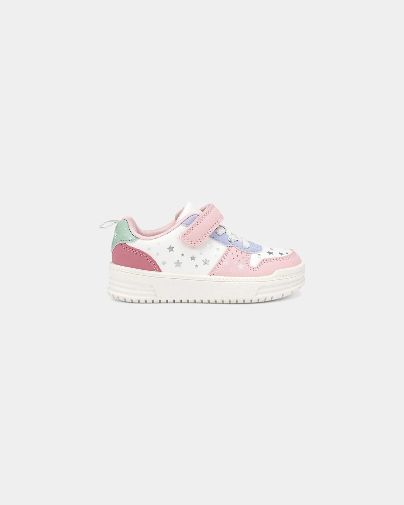 Toddler Girl Colour Block Casual Sneakers